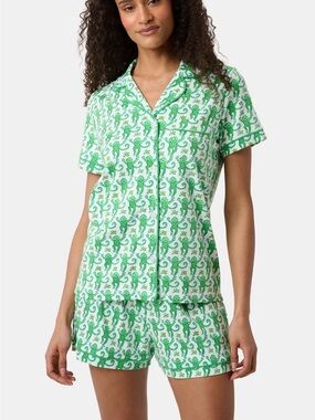 Roller Rabbit Green Monkey Polo Pajamas